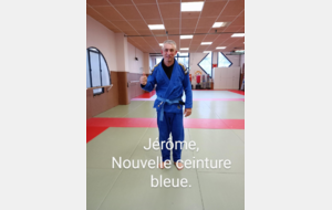 Nouvelle ceinture bleue au JJB12